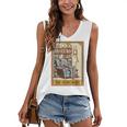 Introvert Homebody Awkward Skeleton The Homebody Tarot Card Women's V-Neck Tank Top