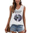 Introvert Mode Finding Inner Peace In Silence Women's V-Neck Tank Top Introvert Mode Finding Inner Peace In Silence Women's V-Neck Tank Top