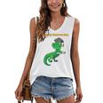Kids Cute Graduation Dinosaur Smarty Saurus Kinder VPK Pre-k Grad Women's V-Neck Tank Top