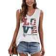 Love Coast Guard Mom Proud Coast Guard Graduation Mom Women's V-Neck Tank Top