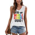 Middle School Graduation Class Of 2018 Shirt Women's V-Neck Tank Top