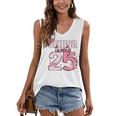 Pink Coquette Bow Senior 2025 Back To School Graduation Girl Women's V-Neck Tank Top