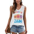 Reading Is My Jam I Love To Read Books Boy Girl Women's V-Neck Tank Top Reading Is My Jam I Love To Read Books Boy Girl Women's V-Neck Tank Top