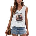 Reading Because Murder Is Wrong Books And Cats Book Lovers Women's V-Neck Tank Top Reading Because Murder Is Wrong Books And Cats Book Lovers Women's V-Neck Tank Top