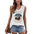 Retro Phone Never Forget Nostalgia Vintage Raglan Baseball Tee Women's V-Neck Tank Top