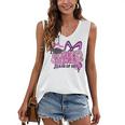 Senior 2027 Class Of 2027 Coquette Girl Pink Graduation 2027 Women's V-Neck Tank Top