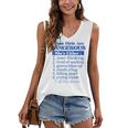 Silent Girls Are DangerousFor Quiet Introvert Girl Women's V-Neck Tank Top