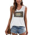 Vintage VHS Tape Humor Retro Nostalgia Graphic Women's V-Neck Tank Top