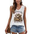 Wise Owl Reading Books Women's V-Neck Tank Top