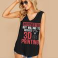 3D Printer Introvert 3D Printing Women's V-Neck Tank Top
