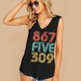 8675309 Retro Vintage 80's 90's Music Nostalgia Women's V-Neck Tank Top