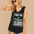 Alien Quote Take Me To Your Readers Sci-Fi Ufo Book Lover Women's V-Neck Tank Top Alien Quote Take Me To Your Readers Sci-Fi Ufo Book Lover Women's V-Neck Tank Top