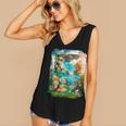Aqua In The Skies Frutiger Aero Women's V-Neck Tank Top