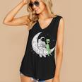 Astronaut Reading Book To Alien Moon Space Book Lover Men Women's V-Neck Tank Top Astronaut Reading Book To Alien Moon Space Book Lover Men Women's V-Neck Tank Top