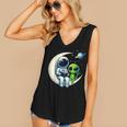 Astronaut Reading Book To Alien Shirt Moon Space Lover Kids Women's V-Neck Tank Top Astronaut Reading Book To Alien Shirt Moon Space Lover Kids Women's V-Neck Tank Top