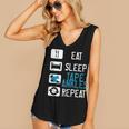 Athletic Trainer Eat Sleep Tape Ankles Graduation Women's V-Neck Tank Top