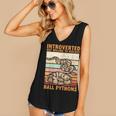 Ball Python Snake Introvert Ball Python Women's V-Neck Tank Top Ball Python Snake Introvert Ball Python Women's V-Neck Tank Top
