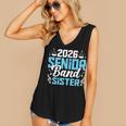 Band Senior Sister Class Of 2026 Senior Band Graduation Women's V-Neck Tank Top