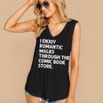 Best Comic Book Art For Men Women Comic Book Comics Lover Women's V-Neck Tank Top