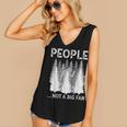 Bigfoot People Not a Big Fan Sasquatch Introvert Women's V-Neck Tank Top Bigfoot People Not a Big Fan Sasquatch Introvert Women's V-Neck Tank Top