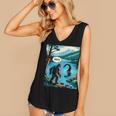 Bigfoot Sasquatch Loch Ness Monster Introvert Bruh Women's V-Neck Tank Top Bigfoot Sasquatch Loch Ness Monster Introvert Bruh Women's V-Neck Tank Top