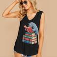 Book Reading Book Reader Manatees Sea Animal Sea Cow Manatee Women's V-Neck Tank Top Book Reading Book Reader Manatees Sea Animal Sea Cow Manatee Women's V-Neck Tank Top