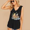 Book Shirt Frog Toad Fishing Vintage Book Frog Women's V-Neck Tank Top