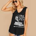 I Like My Book Spicy Read Reading Librarian Men Women Kids Women's V-Neck Tank Top I Like My Book Spicy Read Reading Librarian Men Women Kids Women's V-Neck Tank Top