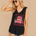 All Booked For Valentines Librarian Book Lover Teacher Women's V-Neck Tank Top