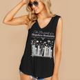 The Bookshelf Of a Hopeless Romantic Rom-Com Reading Bookish Women's V-Neck Tank Top