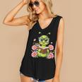 Bookworm Costume Kawaii Reading Worm For World Book Day Women's V-Neck Tank Top