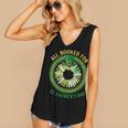 Bookworm Irish All Booked For St Patrick's Day Book Lover Women's V-Neck Tank Top Bookworm Irish All Booked For St Patrick's Day Book Lover Women's V-Neck Tank Top