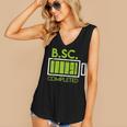 Bsc Completed Bachelor Of Science Graduation 2025 Women's V-Neck Tank Top
