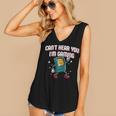 Cant Hear You Im Gaming Introvert Gamer Antisocial Women's V-Neck Tank Top Cant Hear You Im Gaming Introvert Gamer Antisocial Women's V-Neck Tank Top