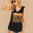 Cat Sloth Dog Retro Nostalgia Roadtrip Photo Women's V-Neck Tank Top Cat Sloth Dog Retro Nostalgia Roadtrip Photo Women's V-Neck Tank Top