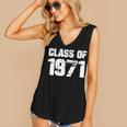 Class Of 1971 High School College Graduation Reunion T-Shirt Women's V-Neck Tank Top