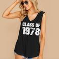 Class Of 1978 High School College Graduation Reunion Women's V-Neck Tank Top