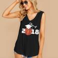 Class Of 2018 Basketball Senior Graduation Shirt Grad Women's V-Neck Tank Top