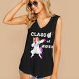 Class Of 2018 Graduation Him Her Unicorn Dabbing Shirt Women's V-Neck Tank Top