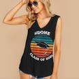 Class Of 2021 Done Senior Graduation Retro Sunset Women's V-Neck Tank Top