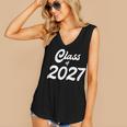 Class Of 2027 Graduation School Spirit Her Senior Class Women's V-Neck Tank Top