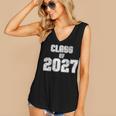 Class Of 2027 Shirt Senior Graduation 2027 Women's V-Neck Tank Top