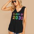 Class Of 2031 High School Graduation Date Kindergarten Shirt Women's V-Neck Tank Top