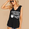 Coffee & Books Women's V-Neck Tank Top