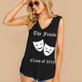 Cool Theater Graduation Tshirt Tragedy And Comedy Masks Women's V-Neck Tank Top