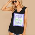 Cool Fun Cute Proud Introvert Cat Character For Men Women Women's V-Neck Tank Top Cool Fun Cute Proud Introvert Cat Character For Men Women Women's V-Neck Tank Top