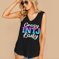 Crazy INTJ Lady Introvert Personality Women's V-Neck Tank Top