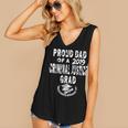 Criminal Justice Grad Proud Dad Vintage GraduationShirts Women's V-Neck Tank Top