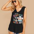 Cute Ghost Book Halloween Spooky Boo School Art Teacher Women's V-Neck Tank Top Cute Ghost Book Halloween Spooky Boo School Art Teacher Women's V-Neck Tank Top