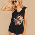 Cute Graduation Bear To Celebrate Your Graduate Women's V-Neck Tank Top